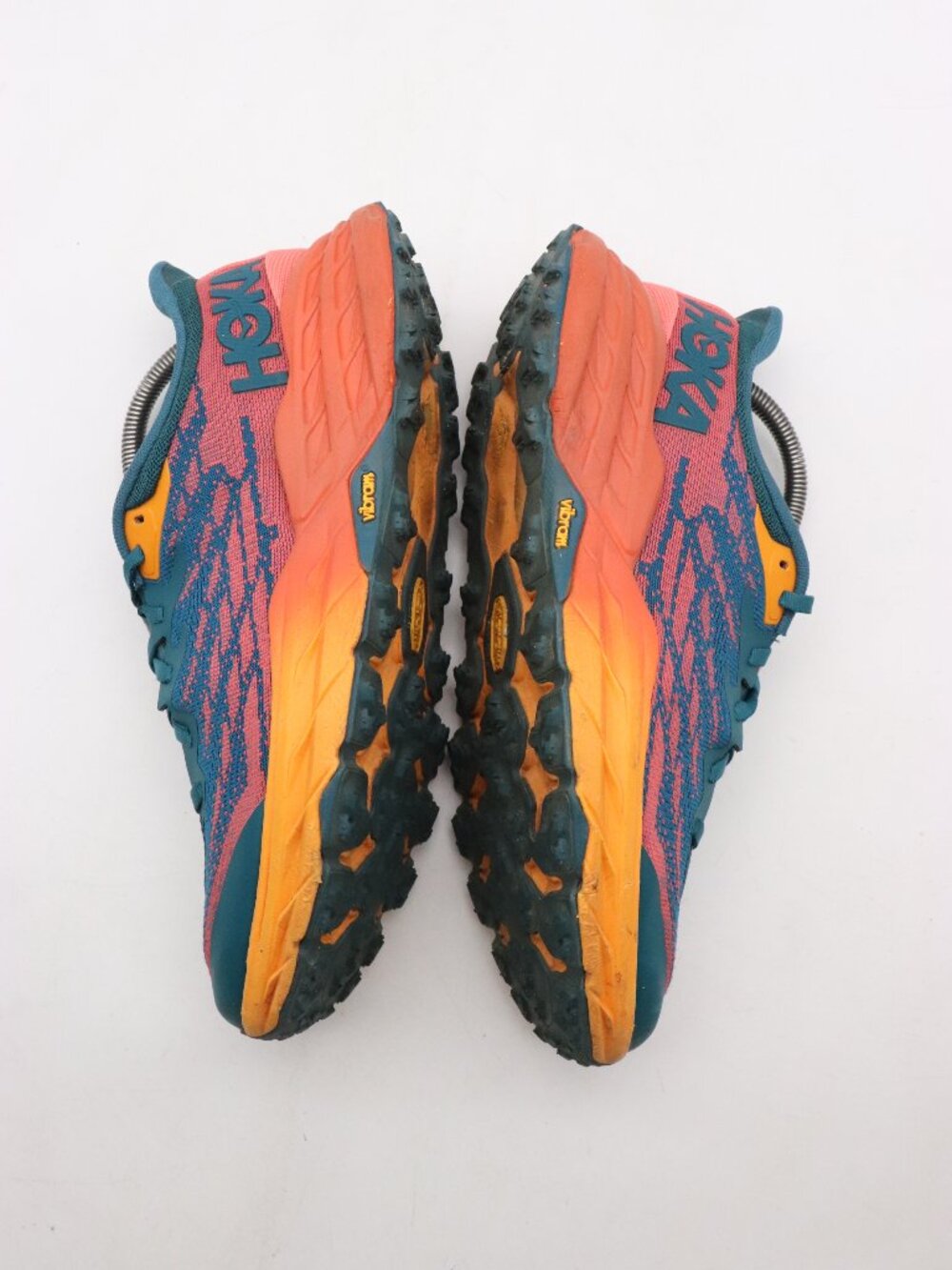 Hoka One One Speedgoat 5 Women's 9 B Blue Coral Camellia Sneakers 1123158 BCCML - Picture 7 of 9